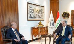 لقاء في مكتب القاضي زيدان لبحث الاجراءات بحق ضرب البعثات الدبلوماسية والمؤسسات